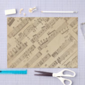 Papier met pagina's voor oude muziek (Craft)