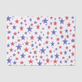 Papier met patriottische sterren