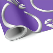 Papier met ringpatroon voor inpakken (Rol Hoek)