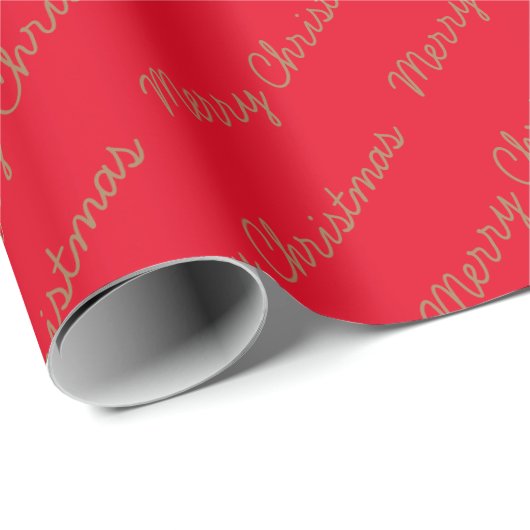 Papier met rode en gouden kerstritten en smeedpapi (Rol Hoek)