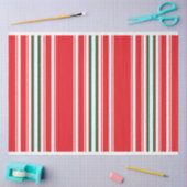 Papier met rode en groene strepen (Craft)