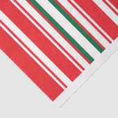 Papier met rode en groene strepen (Detail)