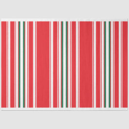 Papier met rode en groene strepen