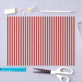 Papier met rode en witte strips (Craft)