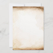 Papier met roestvast staatshuwelijk kaart (Achterkant)