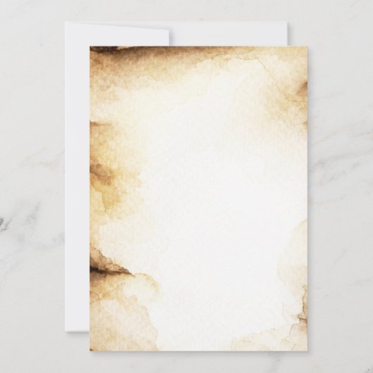 Papier met roestvast staatshuwelijk kaart (Achterkant)