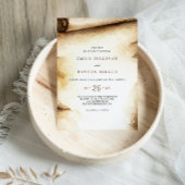 Papier met roestvast staatshuwelijk kaart