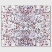 Papier met rolgordelroos, ontwerp 1 (Vlak)