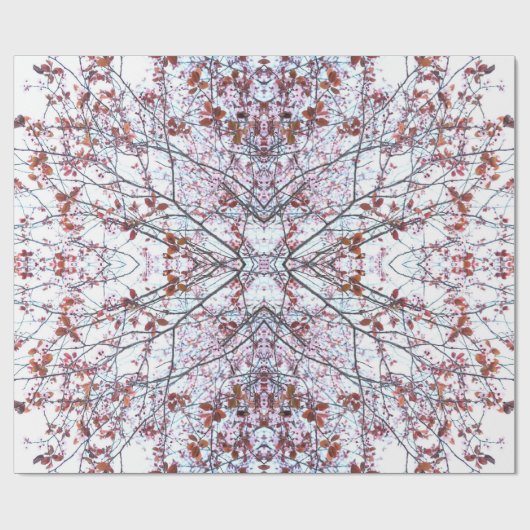 Papier met rolgordelroos, ontwerp 1 (Vlak)