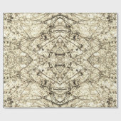 Papier met rolgordelroos ontwerp 4 (Vlak)