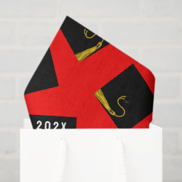 Papier met rood Afstuderen