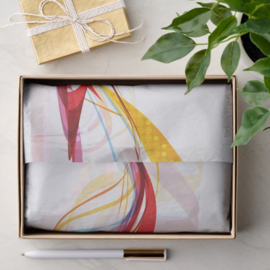 Papier met rood hart (Geschenk)