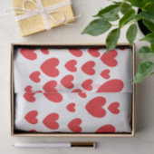 Papier met rood hart (Geschenk)