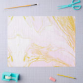 Papier met roze en goudkleuren (Craft)