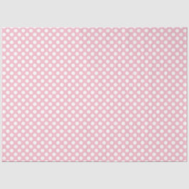 Papier met roze en witte poka-dot