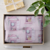 Papier met roze telefooncel (Geschenk)