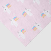 Papier met roze unicorn (Detail)