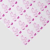 Papier met roze unicorn (Detail)