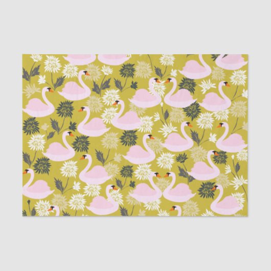 Papier met roze zwaaien (Voorkant)