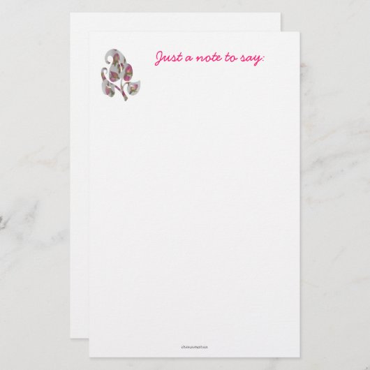 Papier met sluitkieuwen (Voorkant / Achterkant)