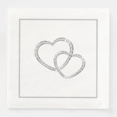 Papier met twee ritten servet (Voorkant)