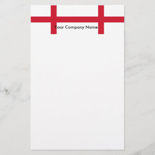 Papier met vlag van Engeland