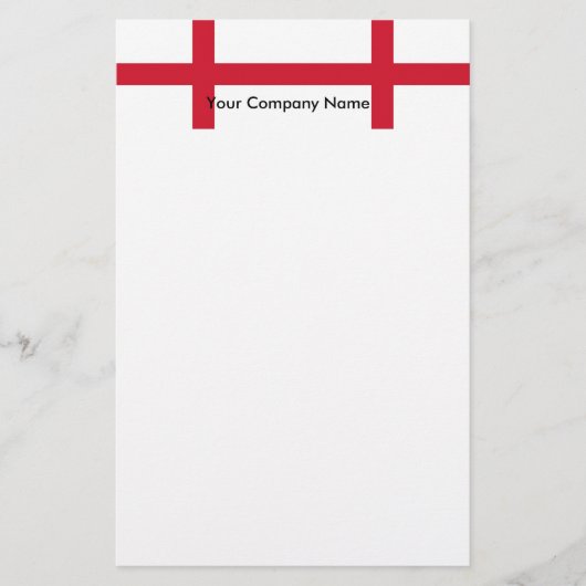 Papier met vlag van Engeland (Voorkant)