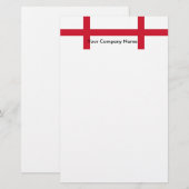 Papier met vlag van Engeland (Voorkant / Achterkant)