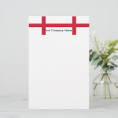 Papier met vlag van Engeland (Staand voorkant)