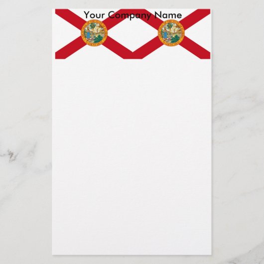 Papier met vlag van Florida (Voorkant)
