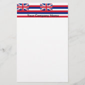 Papier met vlag van Hawaï (Voorkant)