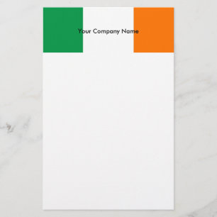 Papier met vlag van Ierland