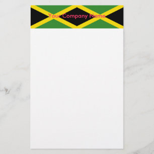 Papier met vlag van Jamaica
