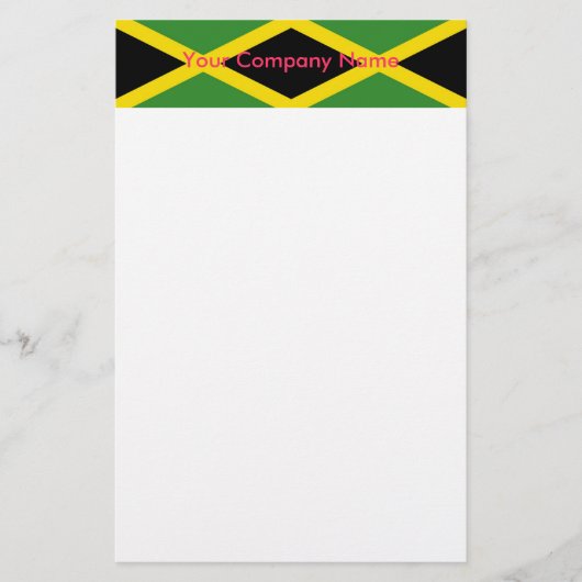 Papier met vlag van Jamaica (Voorkant)