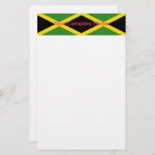 Papier met vlag van Jamaica (Voorkant / Achterkant)