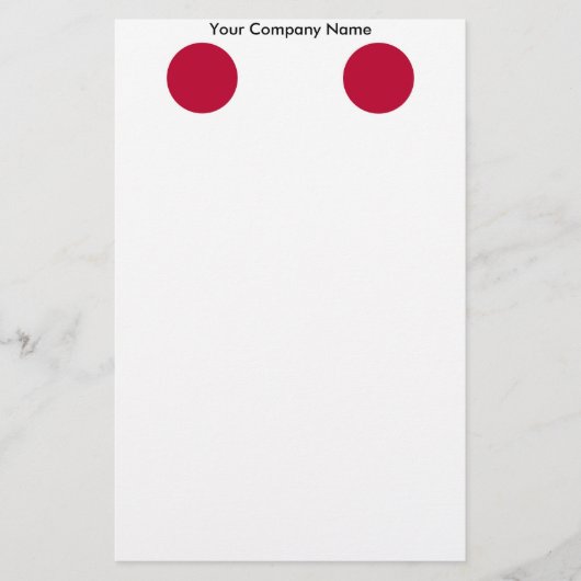 Papier met vlag van Japan (Voorkant)