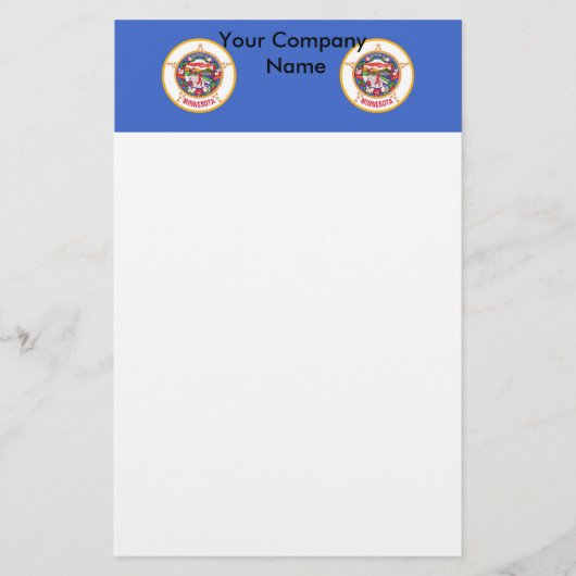 Papier met vlag van Minnesota (Voorkant)