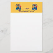 Papier met vlag van New Jersey (Voorkant)