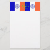 Papier met vlag van New York (Voorkant)