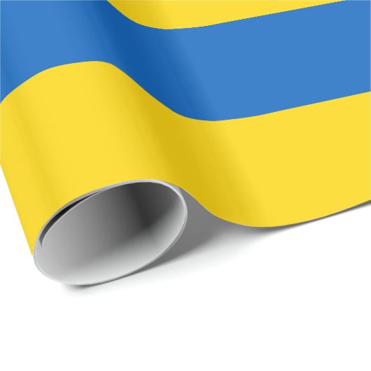 Papier met vlag van Oekraïne (Rol Hoek)