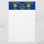 Papier met vlag van Oregon (Voorkant)