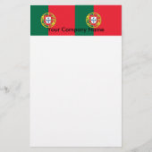 Papier met vlag van Portugal (Voorkant)