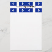 Papier met vlag van Quebec, Canada (Voorkant)