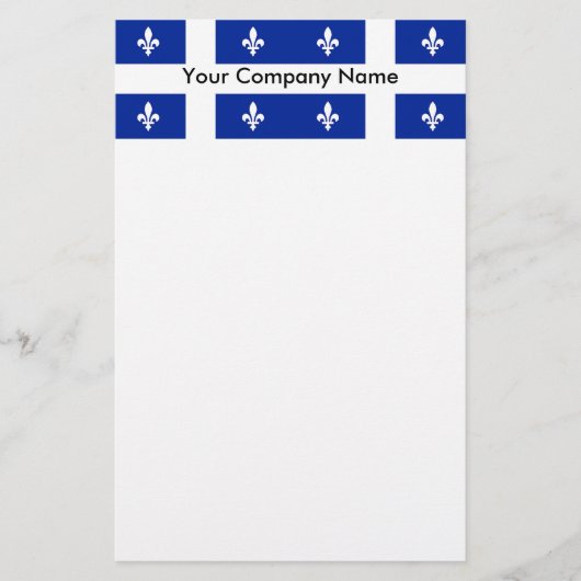 Papier met vlag van Quebec, Canada (Voorkant)