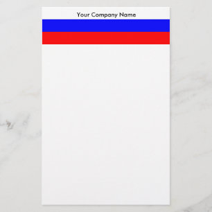 Papier met vlag van Rusland