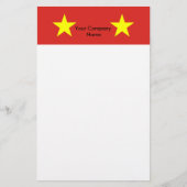 Papier met vlag van Vietnam (Voorkant)