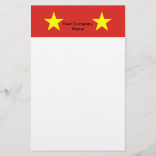 Papier met vlag van Vietnam