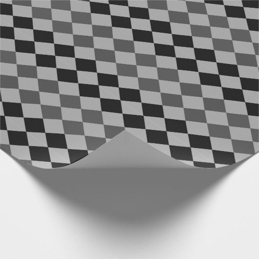 Papier met witte en zwarte diamant (Hoek)