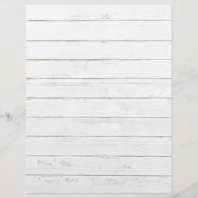 Papier met witte houtscrapbook (Voorkant)