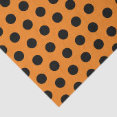 Papier met zwarte en Oranje middelgrote stuiflook  (Detail)